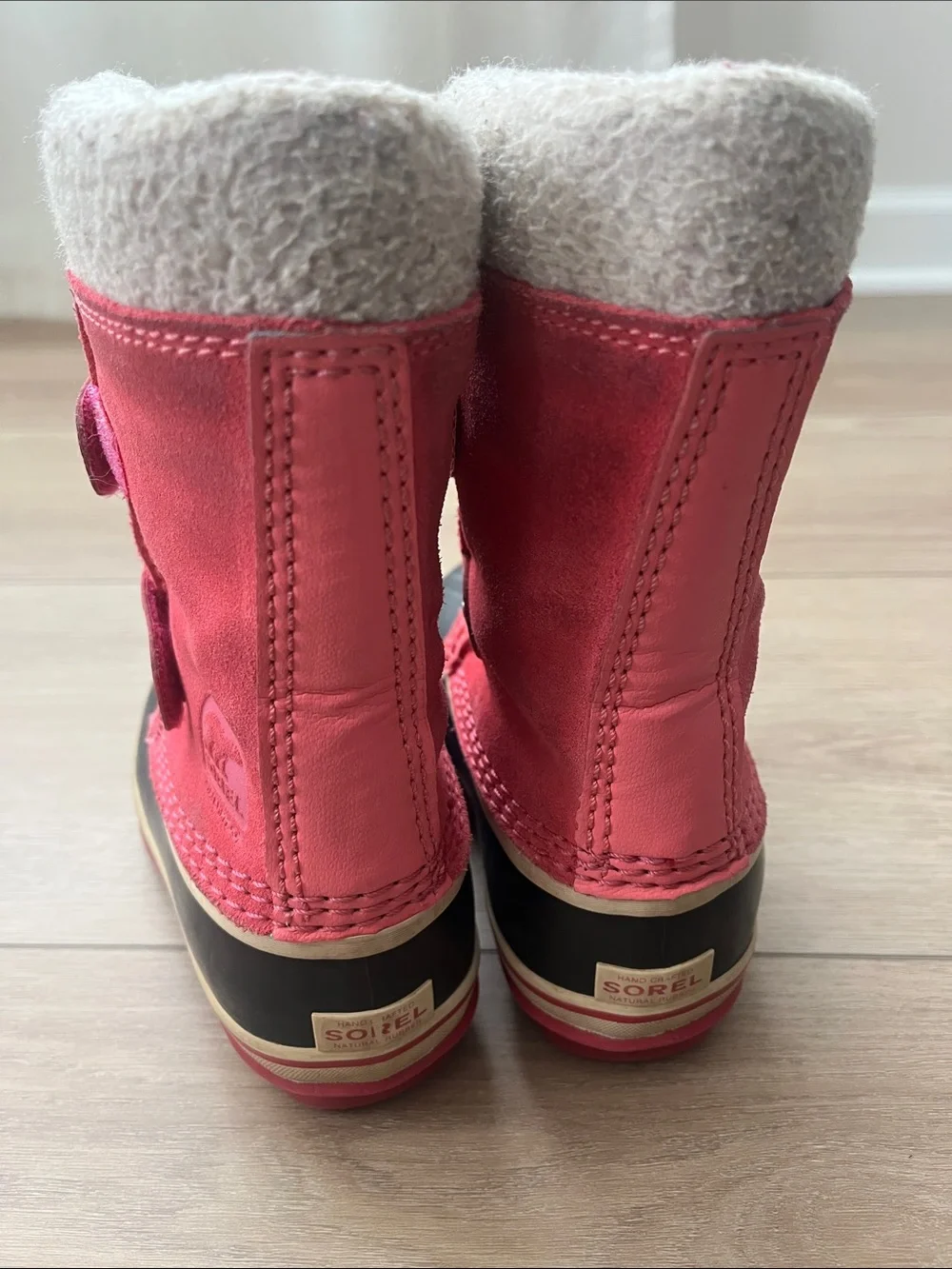 Sorel Kids' 1964 Pac Strap waterproof winter boots in Tropic Pink